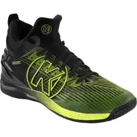Kempa ATTACK MIDCUT 2.0 noir/jaune fluo 9.5