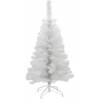 Spetebo 3.09 Arbre de Noël artificiel BLANC - 90 cm