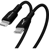 Akashi , câble USB-C vers Lightning (charge rapide 3A et synchronisation), noir