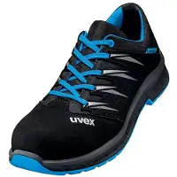 Uvex chaussures basses 2 tendance S1 bleu, noir largeur 10 T. 44