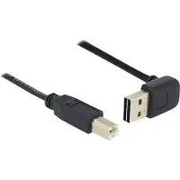 DeLOCK Easy-USB-Kab.2.0 A(gewink. ob/un) -> B 0.5m schwarz