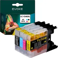 Evoke Cartouches pour Brother LC 1240 XL LC1240 ️️ DCP J525W J725DW J925DW MFC J5910DW J6510DW ️
