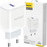 Dudao A20Eu Chargeur secteur Usb-A 18W - Blanc