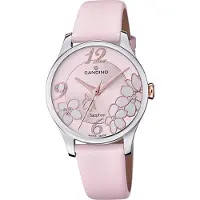 Candino Femme Montre analogique Fashion C4720/4 Montre cuir Elegance rose D2UC4720/4
