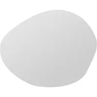 HOME DELUXE Miroir LED MAY asymétrique - 80 x 100 cm I Miroir de salle de bain, miroir de couloir, miroir de salon, miroir avec éclairage