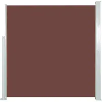 Syfax Auvent latéral rétractable 140 x 300 cm Marron