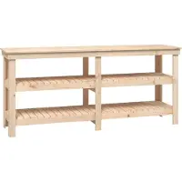 Syfax Banc de travail 181x50x80 cm Bois de pin massif