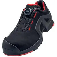 Uvex 1 support Chaussures basses S3 noir, rouge largeur 11 Gr. 45