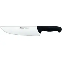 Arcos Couteau de boucher couleur - Prof 296025 en acier inoxydable nitrum et mangue polypropylène noir ergonomique avec une lame de 25 cm, vitrine