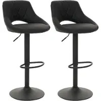 MCW Lot de 2 tabourets de bar -N64