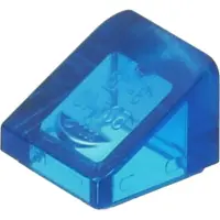 LEGO 1x1 Brique inclinée 30° x 1 x 1 x 1 x 2/3 54200 - 100 pièces Trans - Bleu foncé