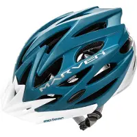 Meteor Marven I casque vélo homme femme enfant casque VTT roller casque M 55-58 cm bleu marine