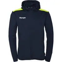 Kempa Emotion 27 Veste à capuche , Taille:XL, Coleurs:marine/fluo jaune