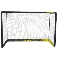 Powershot But de football en acier - 1,8 x 1,2 m - noir - Ancrage au sol et sac de transport inclus