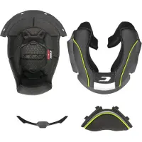 Cgm Doublure intérieure entièrement noire et jaune 560 MAD Casque taille M2