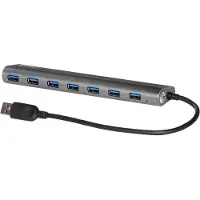 ITEC i-tec Metal U3HUB778 Hub d'interface USB 3.2 Gen 1 (3.1 Gen 1) Type-A 5000 Mbit/s argenté
