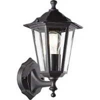 Brilliant Applique extérieure Carleen | luminaire décoratif d'extérieur | noir | 1x E27 max. 60 W | IP44