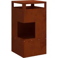 vidaXL Foyer Marron 50 x 50 x 100 cm Acier