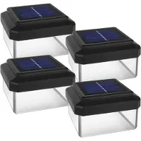 Greenblue 4x lampe à LED pour mât solaire 80x80mm toit enveloppant GB127