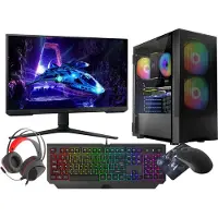 VIST PC Gaming Ryzen 5 5600GT - RAM 32Go - RX VEGA - SSD 1To M.2 - WIFI - LCD 24 - Windows 11 Pro