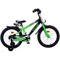 Volare Vélo enfant Sportivo - Garçons - 18 pouces - Vert Noir