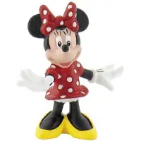 BULLYLAND Minnie Mouse 5cm robe rouge