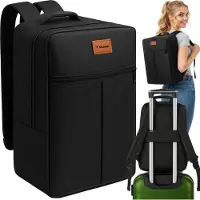 Trizand 26895 : Sac à dos de voyage pour avion, 20 litres, noir
