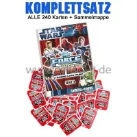 Topps FA3 - Spar 13 - Ensemble complet TOUTES les 240 cartes+l'album du collectionneur - Star Wars Force Attax - SERIES 3
