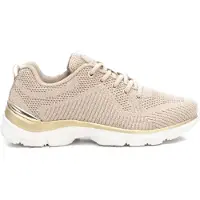 Xti pour femme. 14245203-BEIGE Baskets 142452 beige (39), Tissu, Plat, Lacets, Casuel