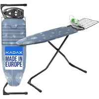 Kadax Table à repasser avec plateau extensible "Hem", planche à vapeur, 120 cm, motif dragon