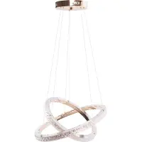 Toolight Lampe Suspendue Ms011-CP Rose Gold