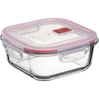 TATAY 1161409 Hermetico Cook&Eat Vidrio Cuad. 0,8L Rojo