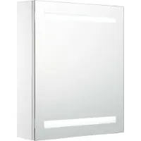 Sonstiges Armoire de salle de bain à miroir LED 50x13,5x60 cm