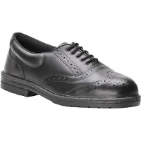 Portwest FW46 Steelite Executive Budapester S1P Noir Gr. 45