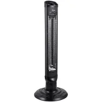 Ardes AR4B03 Chauffage électrique d'ambiance Indoor Noir 1000 W Ventilateur de chauffage infrarouge