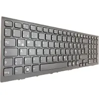 T-ProTek Noir - Clavier allemand + cadre Compatible avec 18602149 SB0SQ UK V1 4H+N5C0M.00U