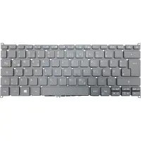 T-ProTek FRANÇAIS - Clavier noir avec éclairage compatible avec Acer Spin 5 (SP513-51-36E8)