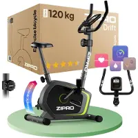 Zipro Drift Vélo d'appartement Vélo magnétique jusqu'à 120 kg Aimants Vélo d'exercice Vélo de fitness Vélo home-trainer Vélo cardio Computer