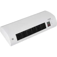 Adler Radiateur électrique d'appoint AD 7714, intérieur, noir et blanc, 2200 W, ventilateur.