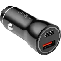 Akyga Chargeur USB pour voiture AK-CH-16 USB-A + USB-C PD 5-12V / max. 3A 36W Quick Charge 3.0