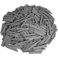 LEGO 1x8 Carreaux Gris clair - 4162 NOUVEAU Quantité 100x