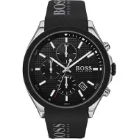 HUGO BOSS Montre à affichage analogique noir / argent