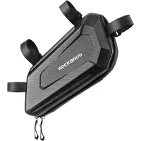 RockBros Sac de moto Sac de guidon de moto étanche 1,5L noir