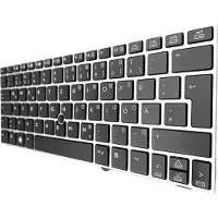T-ProTek Clavier DE + trackpoint compatible avec HP EliteBook 2170p-B6Q15EA, 2170p-C7A51UT
