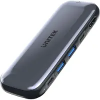 UNITEK Hub Boîtier Usb-C Lecteur M.2 Pd Hdmi 4K 100W