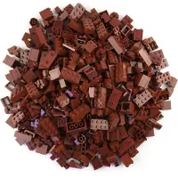 LEGO Briques spéciales Mélange rouge-brun NOUVEAU Quantité 100x - Chaque mélange est composé individuellement