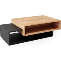 Vicco Table basse Bari Anthracite 105x60cm, Model 36720