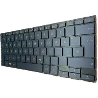 T-ProTek Clavier FRANÇAIS Bleu sans cadre avec éclairage compatible avec Asus ZenBook Flip S UX370UA-C4104T