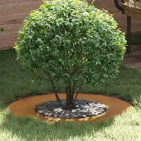 Prolenta Maison Exclusive - Adaptée aux supports plats pour arbres, rouille, diamètre 40/70 cm
