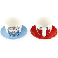 Vento Tasses à espresso VW T1 - Bus, 100 ml, set de 2